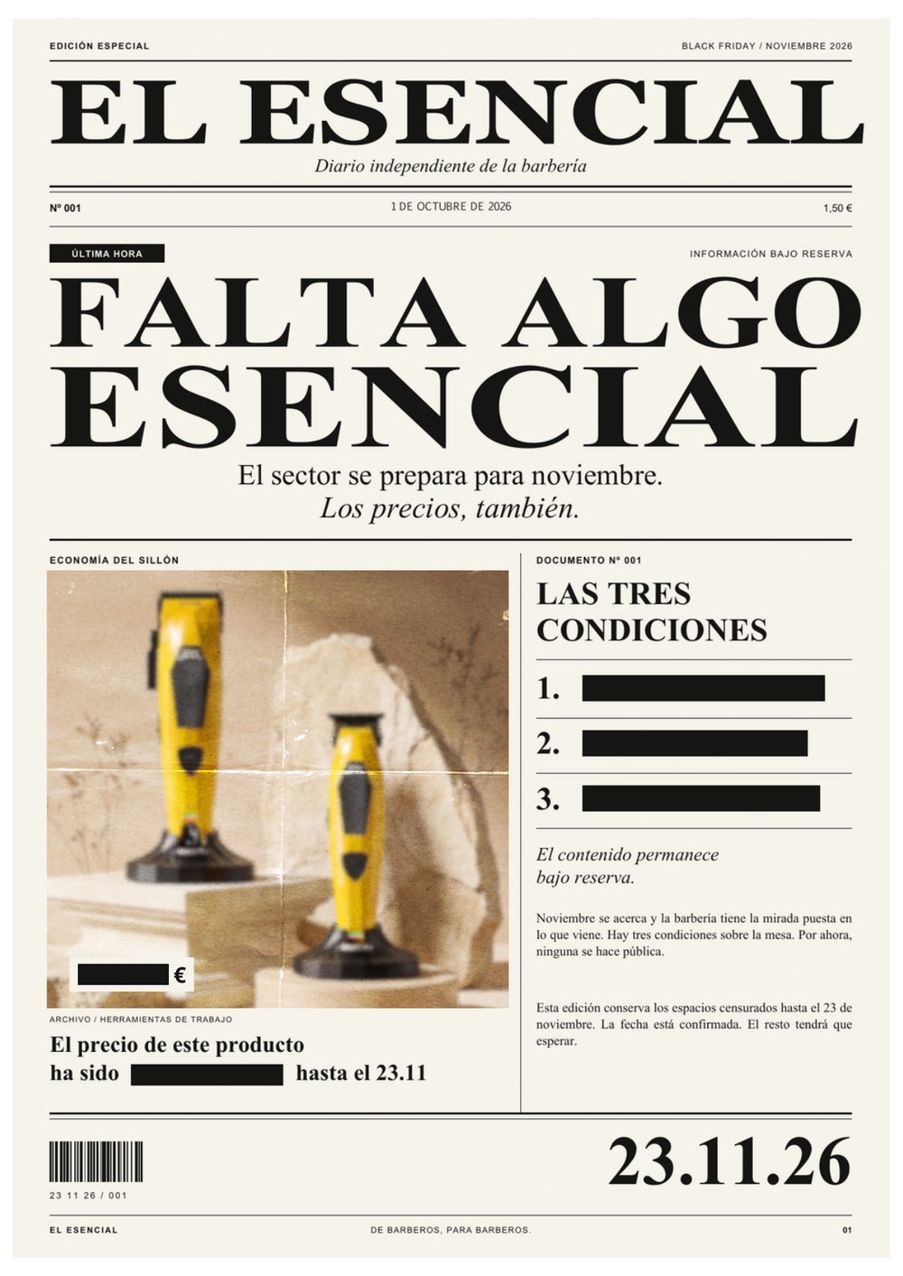 Portada de El Esencial