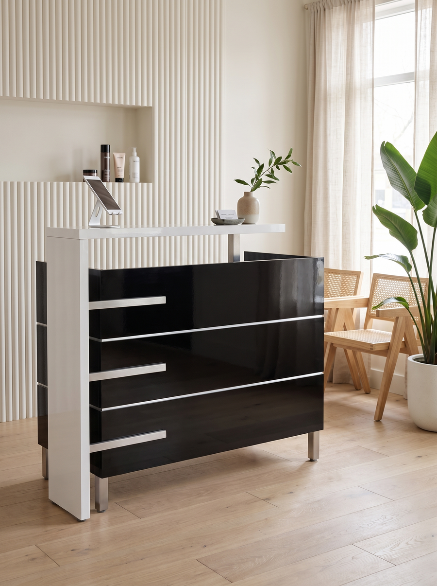 Recepción Jamaica · Negro y Blanco