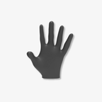 Guantes de Nitrilo Negros Talla M/L · 100/20 Uds · Level 3
