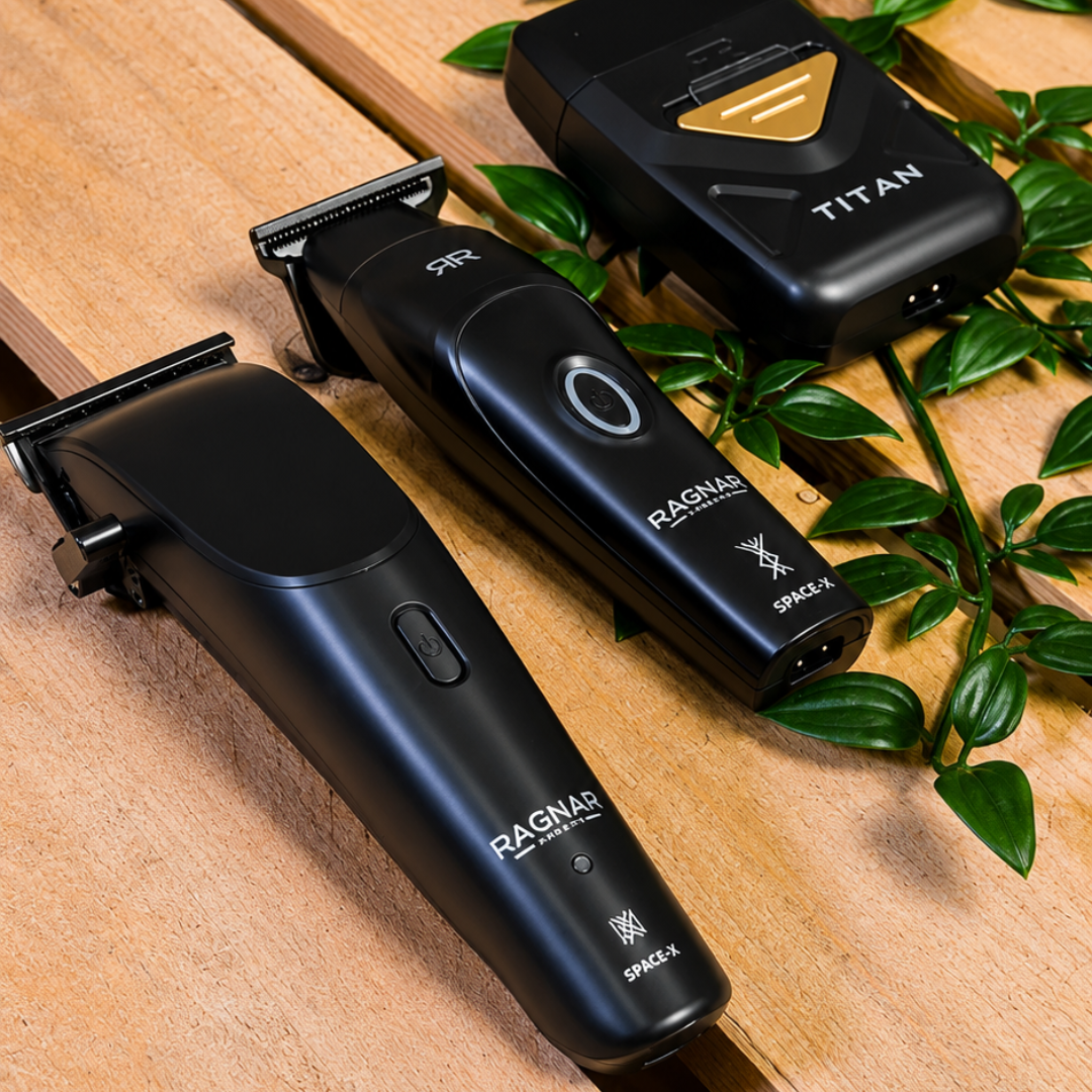 Pack Trío Ragnar Esencial – Clipper + Trimmer + Shaver