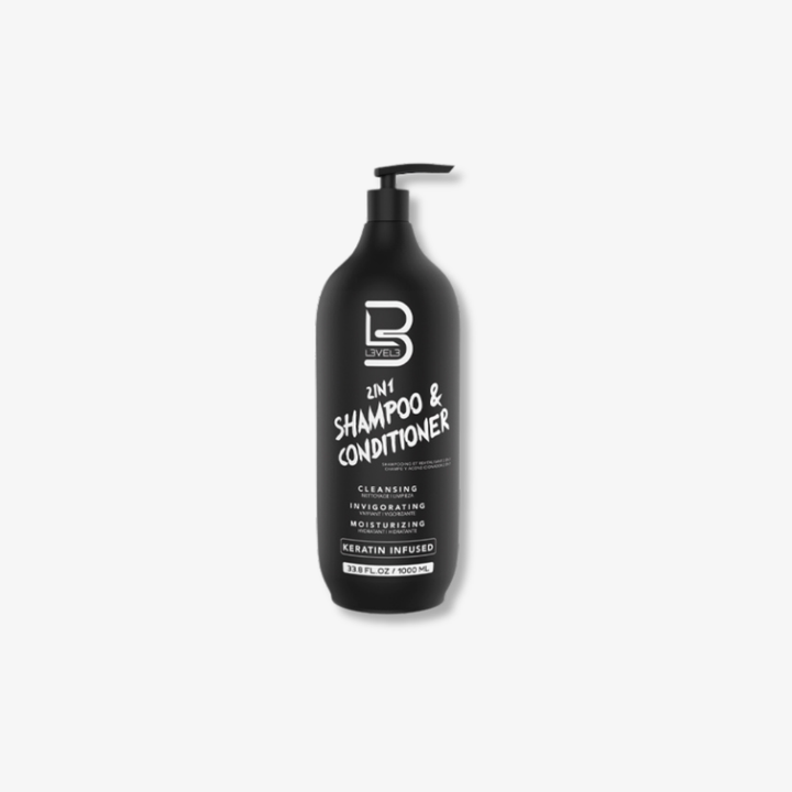 Champú y Acondicionador Level 3 (2 en 1 con Queratina) – 1000 ml Level 3
