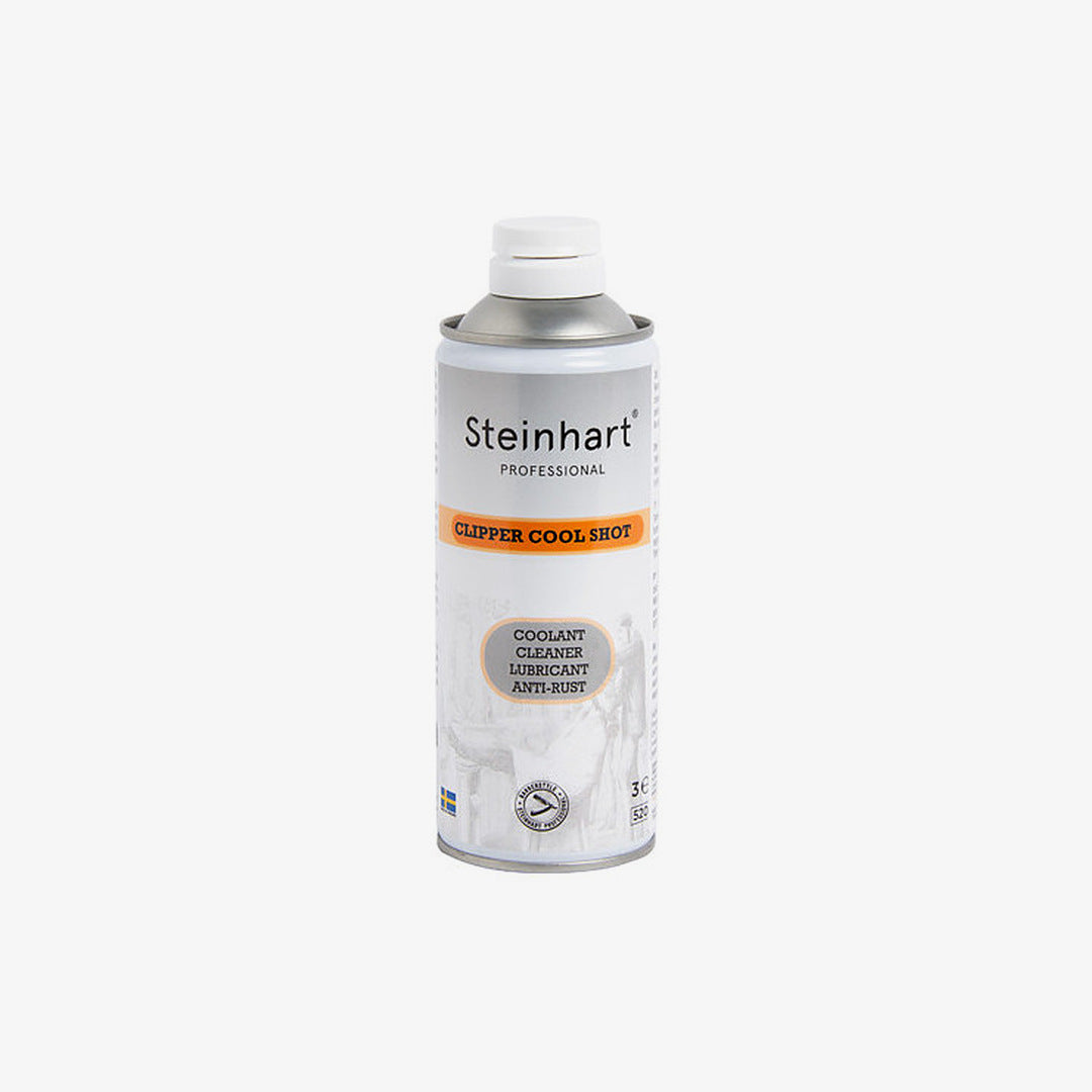Clipper Cool Shot Steinhart 400 ml, spray refrigerante y lubricante para máquinas de corte