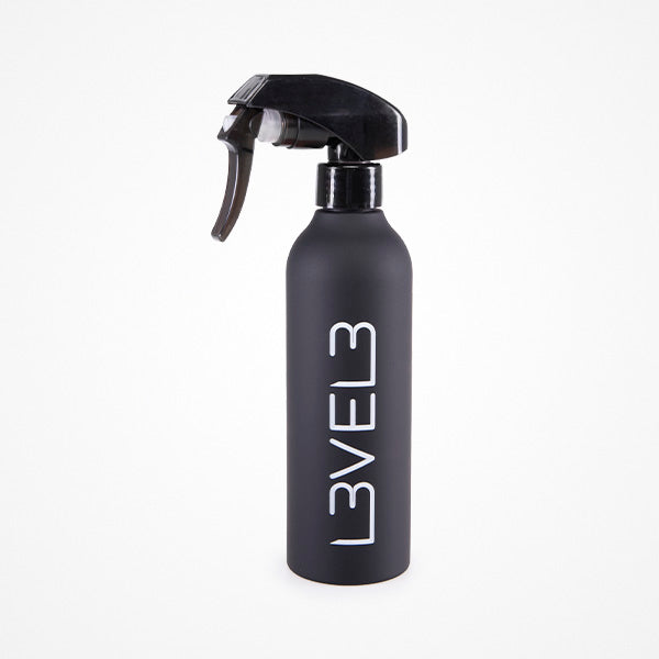 Pulverizador rubberized negro 300 ml Level 3