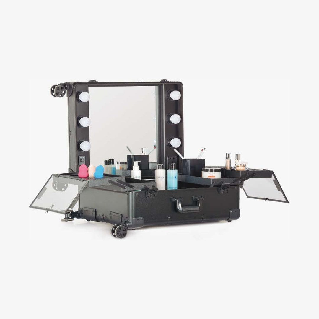 Maletín Tocador de Maquillaje Besta · Portátil con Trípode