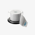 Porta Rollos de Papel de Cuello Profesional – Dispensador con Tapa Protectora