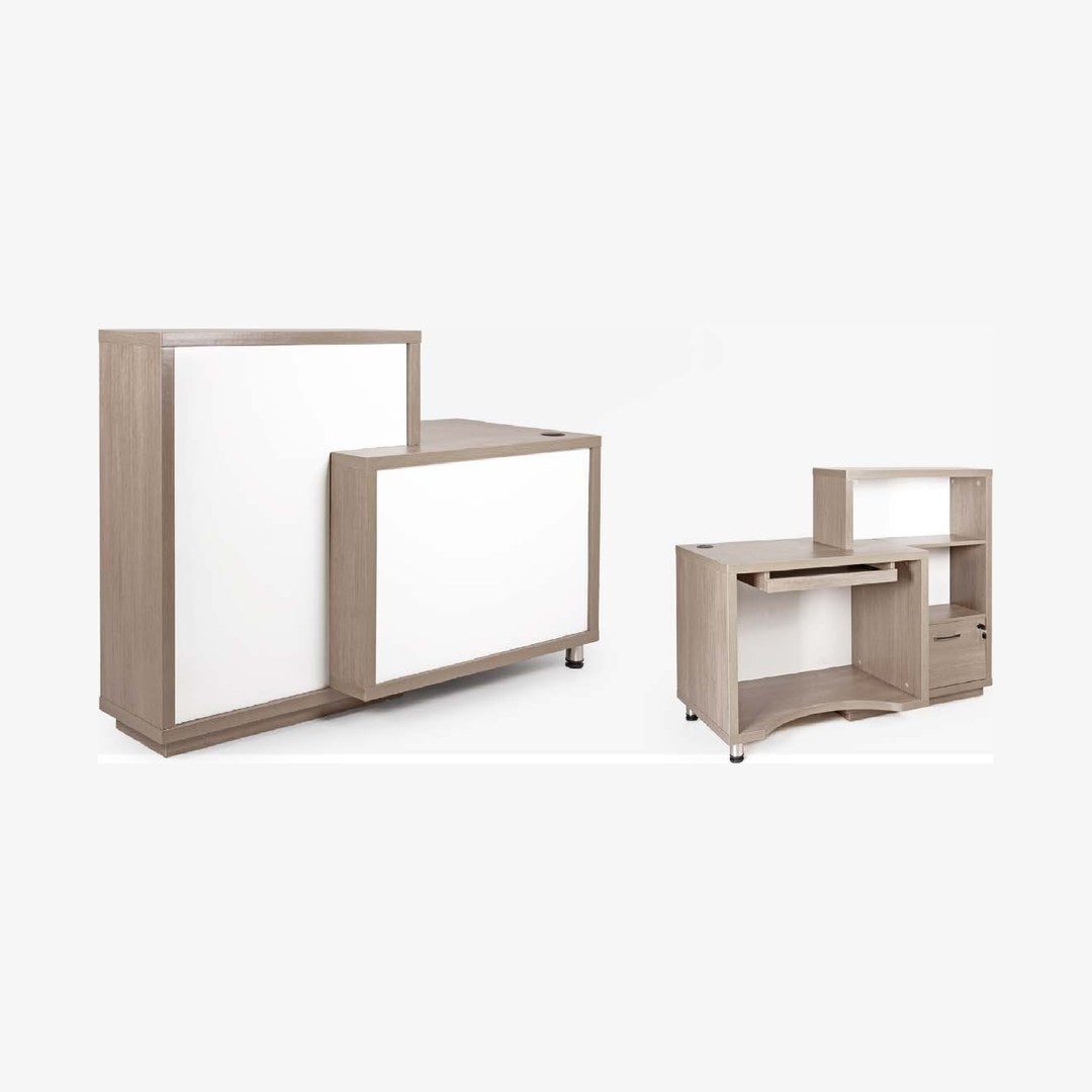 Recepción Madagascar · Blanco Satinado y Pino Gris